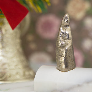 Maria Dolorosa - Mary of Bondi figurine in silver bronze