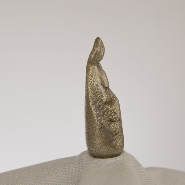 Maria Dolorosa - Mary of Bondi figurine in silver bronze