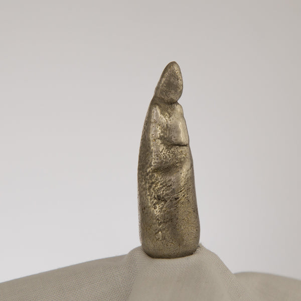 Maria Dolorosa - Mary of Bondi figurine in silver bronze