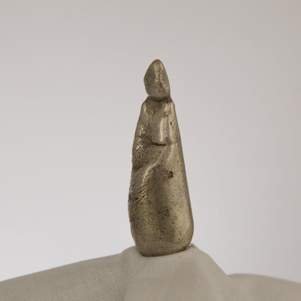 Maria Dolorosa - Mary of Bondi figurine in silver bronze