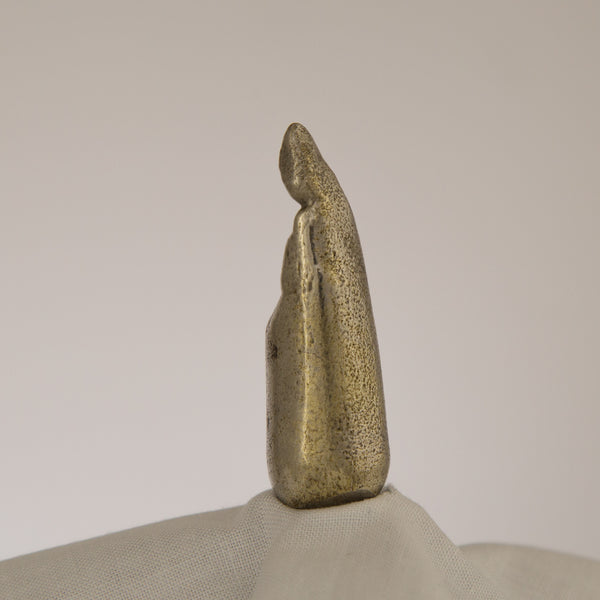 Maria Dolorosa - Mary of Bondi figurine in silver bronze