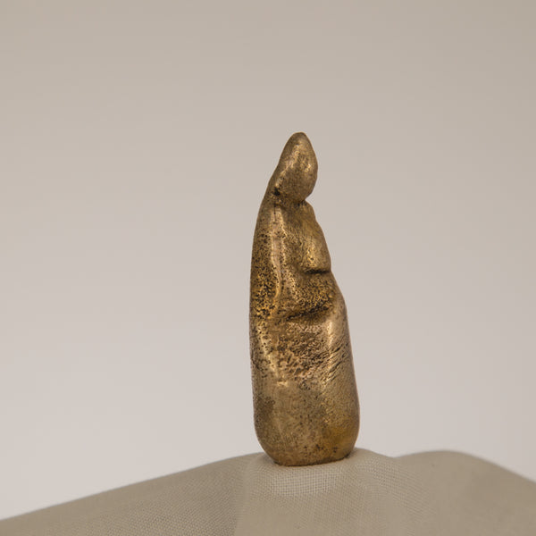 Maria Felicitas - Mary of Bondi figurine in gold bronze