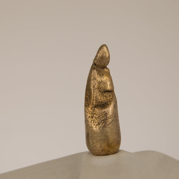 Maria Felicitas - Mary of Bondi figurine in gold bronze