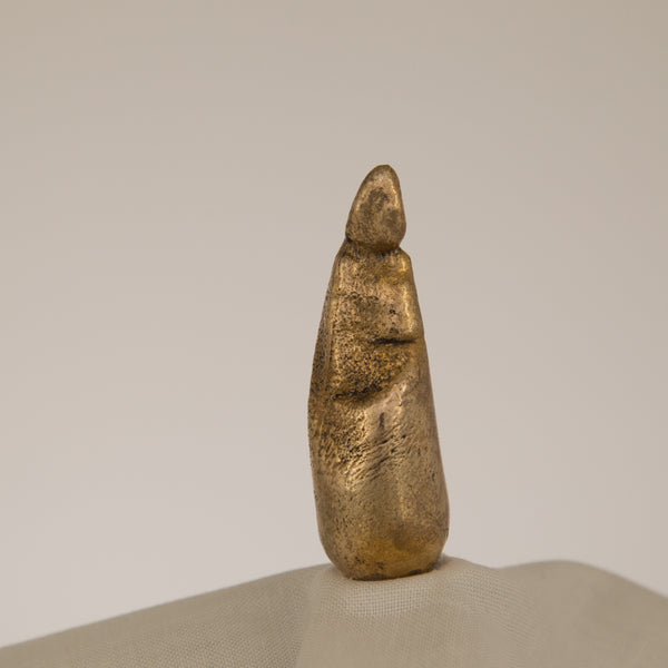 Maria Felicitas - Mary of Bondi figurine in gold bronze