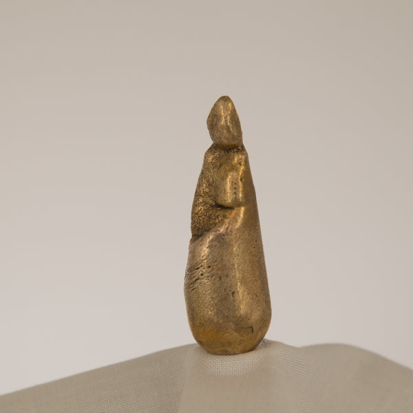 Maria Felicitas - Mary of Bondi figurine in gold bronze