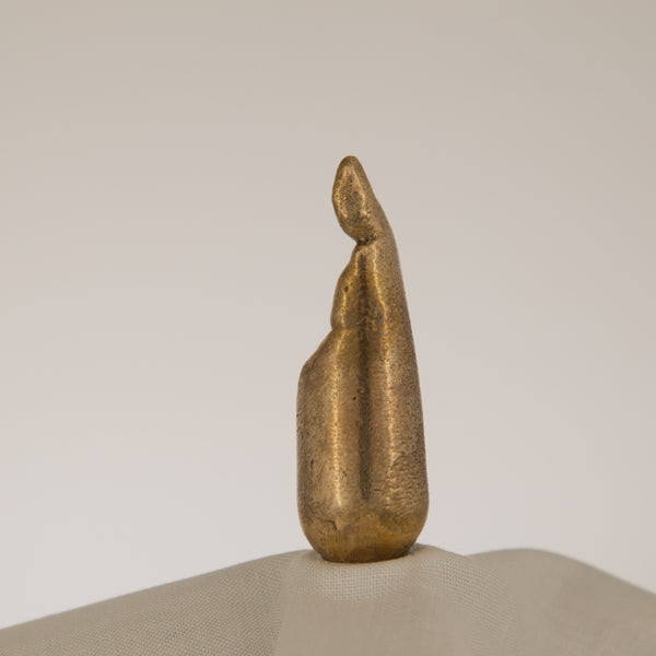 Maria Felicitas - Mary of Bondi figurine in gold bronze