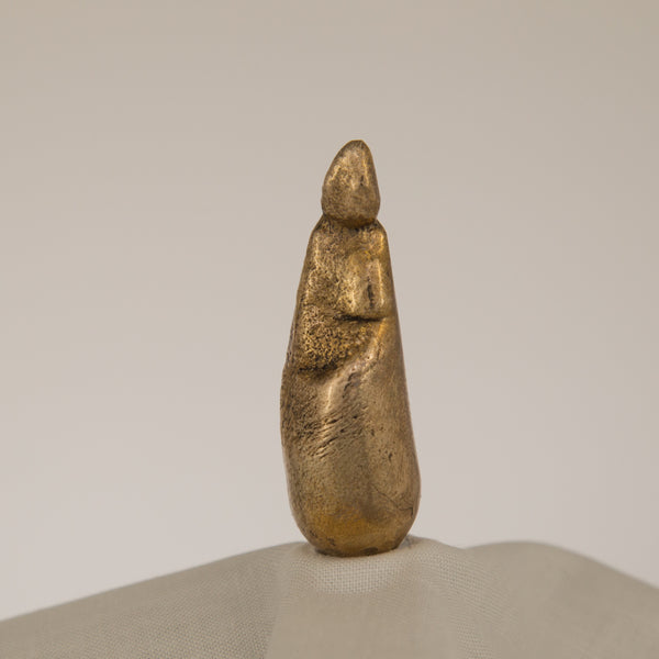 Maria Felicitas - Mary of Bondi figurine in gold bronze